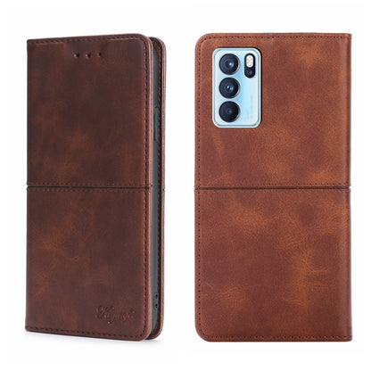 Cow Texture Magnetic Horizontal Flip Leather Phone Case, For OPPO Reno8, For OPPO Reno8 Pro 5G, For OPPO Reno8 Pro+ 5G, For OPPO Reno6 Pro