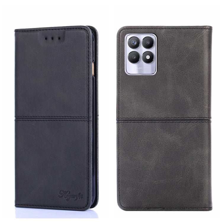 Cow Texture Magnetic Horizontal Flip Leather Phone Case, For OPPO Realme 8i, For OPPO Realme GT Neo2 5G, For OPPO Realme GT Explorer Maste/Realme GT Master/Realme Q3 Pro Carnival, For OPPO Realme Narzo 50A