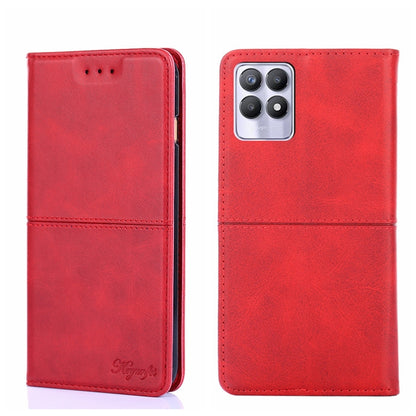 Cow Texture Magnetic Horizontal Flip Leather Phone Case, For OPPO Realme 8i, For OPPO Realme GT Neo2 5G, For OPPO Realme GT Explorer Maste/Realme GT Master/Realme Q3 Pro Carnival, For OPPO Realme Narzo 50A