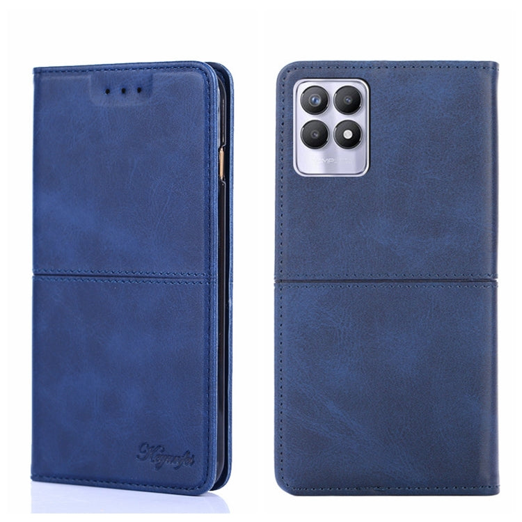 Cow Texture Magnetic Horizontal Flip Leather Phone Case, For OPPO Realme 8i, For OPPO Realme GT Neo2 5G, For OPPO Realme GT Explorer Maste/Realme GT Master/Realme Q3 Pro Carnival, For OPPO Realme Narzo 50A