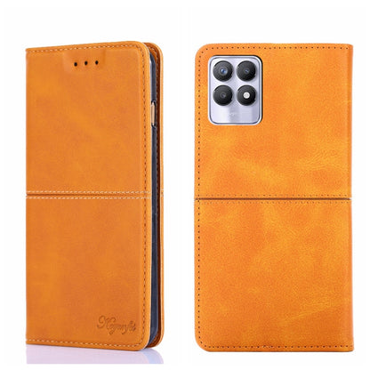 Cow Texture Magnetic Horizontal Flip Leather Phone Case, For OPPO Realme 8i, For OPPO Realme GT Neo2 5G, For OPPO Realme GT Explorer Maste/Realme GT Master/Realme Q3 Pro Carnival, For OPPO Realme Narzo 50A