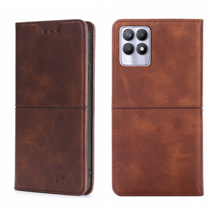 Cow Texture Magnetic Horizontal Flip Leather Phone Case, For OPPO Realme 8i, For OPPO Realme GT Neo2 5G, For OPPO Realme GT Explorer Maste/Realme GT Master/Realme Q3 Pro Carnival, For OPPO Realme Narzo 50A