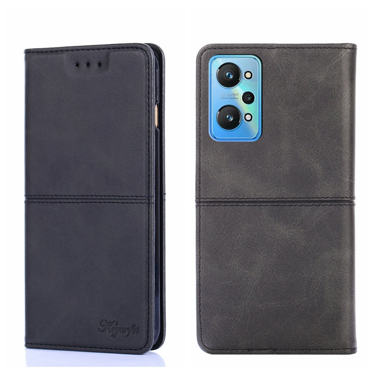 Cow Texture Magnetic Horizontal Flip Leather Phone Case, For OPPO Realme 8i, For OPPO Realme GT Neo2 5G, For OPPO Realme GT Explorer Maste/Realme GT Master/Realme Q3 Pro Carnival, For OPPO Realme Narzo 50A