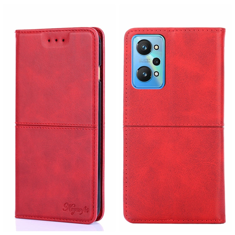 Cow Texture Magnetic Horizontal Flip Leather Phone Case, For OPPO Realme 8i, For OPPO Realme GT Neo2 5G, For OPPO Realme GT Explorer Maste/Realme GT Master/Realme Q3 Pro Carnival, For OPPO Realme Narzo 50A