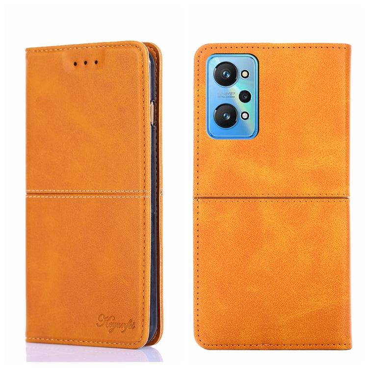 Cow Texture Magnetic Horizontal Flip Leather Phone Case, For OPPO Realme 8i, For OPPO Realme GT Neo2 5G, For OPPO Realme GT Explorer Maste/Realme GT Master/Realme Q3 Pro Carnival, For OPPO Realme Narzo 50A
