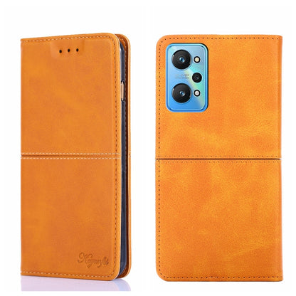 Cow Texture Magnetic Horizontal Flip Leather Phone Case, For OPPO Realme 8i, For OPPO Realme GT Neo2 5G, For OPPO Realme GT Explorer Maste/Realme GT Master/Realme Q3 Pro Carnival, For OPPO Realme Narzo 50A