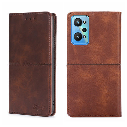 Cow Texture Magnetic Horizontal Flip Leather Phone Case, For OPPO Realme 8i, For OPPO Realme GT Neo2 5G, For OPPO Realme GT Explorer Maste/Realme GT Master/Realme Q3 Pro Carnival, For OPPO Realme Narzo 50A