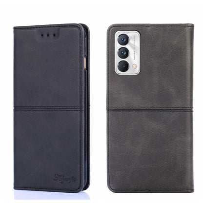 Cow Texture Magnetic Horizontal Flip Leather Phone Case, For OPPO Realme 8i, For OPPO Realme GT Neo2 5G, For OPPO Realme GT Explorer Maste/Realme GT Master/Realme Q3 Pro Carnival, For OPPO Realme Narzo 50A