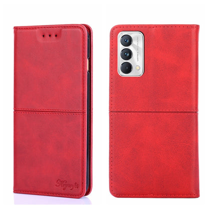 Cow Texture Magnetic Horizontal Flip Leather Phone Case, For OPPO Realme 8i, For OPPO Realme GT Neo2 5G, For OPPO Realme GT Explorer Maste/Realme GT Master/Realme Q3 Pro Carnival, For OPPO Realme Narzo 50A