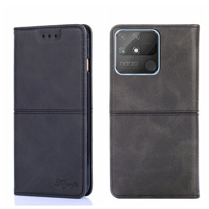 Cow Texture Magnetic Horizontal Flip Leather Phone Case, For OPPO Realme 8i, For OPPO Realme GT Neo2 5G, For OPPO Realme GT Explorer Maste/Realme GT Master/Realme Q3 Pro Carnival, For OPPO Realme Narzo 50A