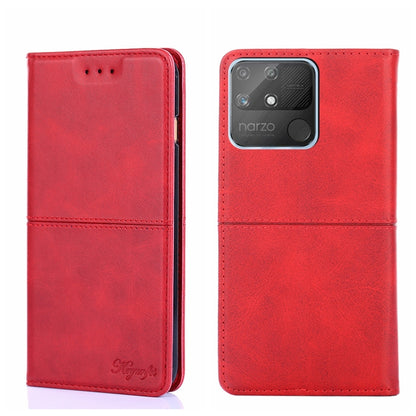 Cow Texture Magnetic Horizontal Flip Leather Phone Case, For OPPO Realme 8i, For OPPO Realme GT Neo2 5G, For OPPO Realme GT Explorer Maste/Realme GT Master/Realme Q3 Pro Carnival, For OPPO Realme Narzo 50A
