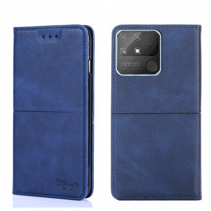 Cow Texture Magnetic Horizontal Flip Leather Phone Case, For OPPO Realme 8i, For OPPO Realme GT Neo2 5G, For OPPO Realme GT Explorer Maste/Realme GT Master/Realme Q3 Pro Carnival, For OPPO Realme Narzo 50A