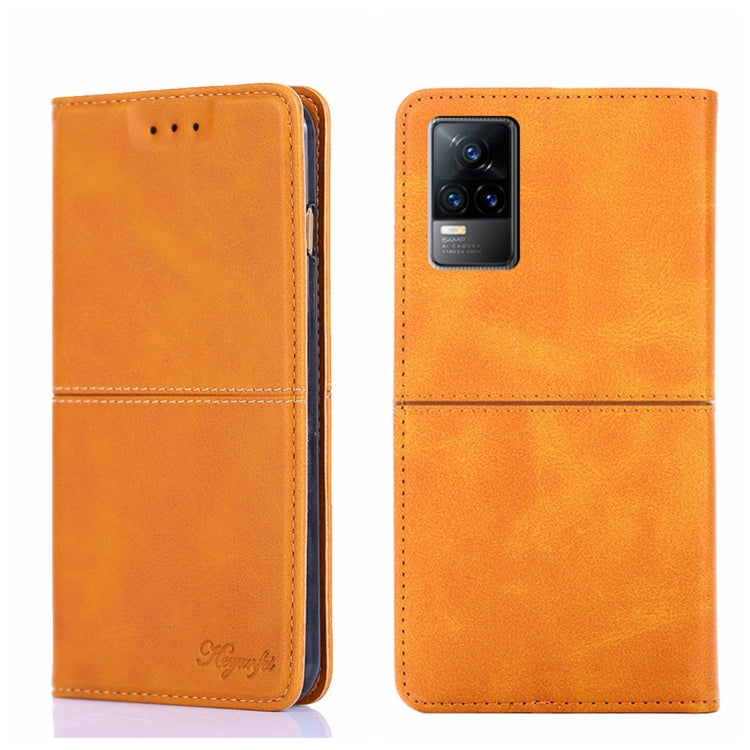 Cow Texture Magnetic Horizontal Flip Leather Phone Case, For vivo V21e 4G/Y73 2021, For vivo X60 Pro Global/X60 Curved Screen, For vivo X70, For vivo X70 Pro