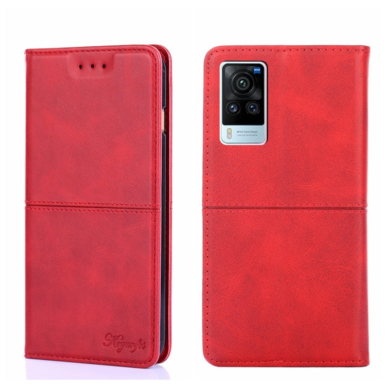 Cow Texture Magnetic Horizontal Flip Leather Phone Case, For vivo V21e 4G/Y73 2021, For vivo X60 Pro Global/X60 Curved Screen, For vivo X70, For vivo X70 Pro
