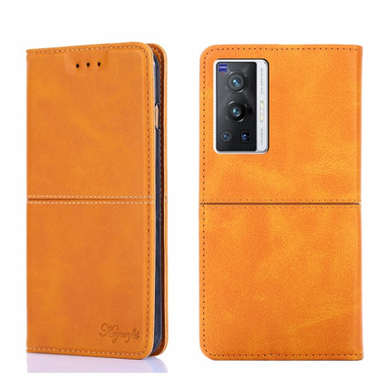 Cow Texture Magnetic Horizontal Flip Leather Phone Case, For vivo V21e 4G/Y73 2021, For vivo X60 Pro Global/X60 Curved Screen, For vivo X70, For vivo X70 Pro