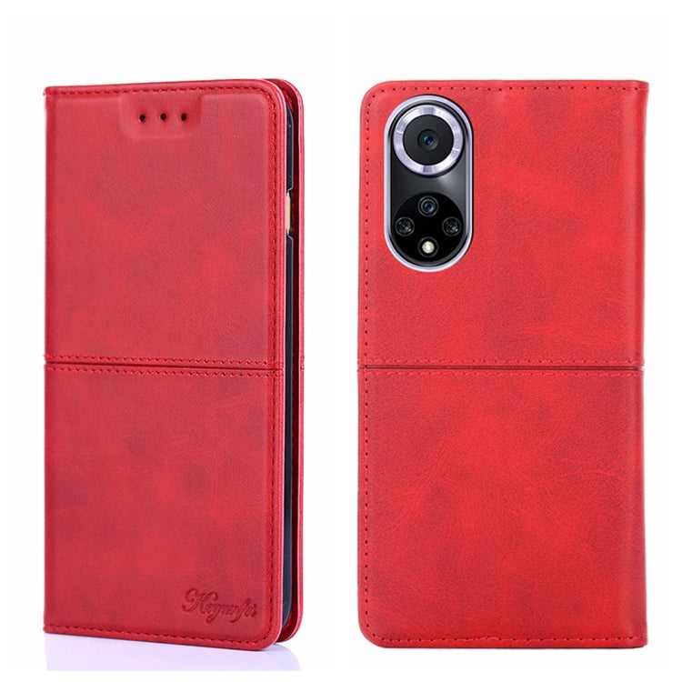 Cow Texture Magnetic Horizontal Flip Leather Phone Case, For Huawei Nova 8i, For Huawei Nova 9, For Honor 50, For Honor 50 Pro