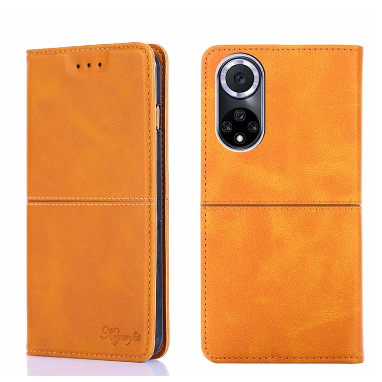 Cow Texture Magnetic Horizontal Flip Leather Phone Case, For Huawei Nova 8i, For Huawei Nova 9, For Honor 50, For Honor 50 Pro