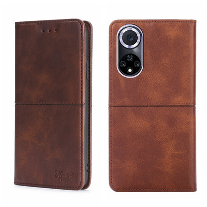 Cow Texture Magnetic Horizontal Flip Leather Phone Case, For Huawei Nova 8i, For Huawei Nova 9, For Honor 50, For Honor 50 Pro