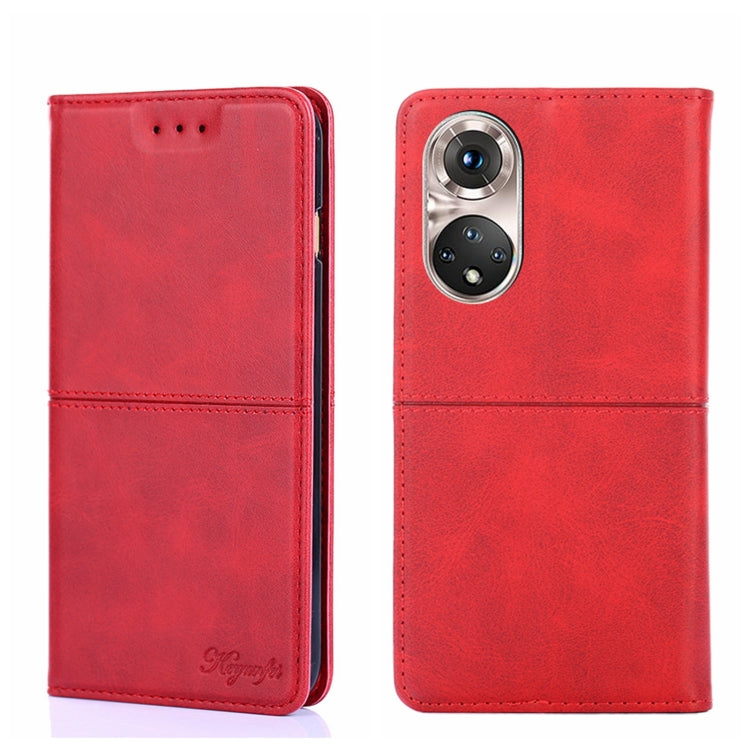 Cow Texture Magnetic Horizontal Flip Leather Phone Case, For Huawei Nova 8i, For Huawei Nova 9, For Honor 50, For Honor 50 Pro