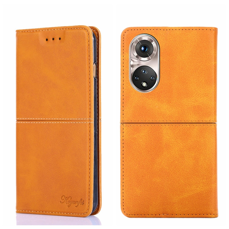 Cow Texture Magnetic Horizontal Flip Leather Phone Case, For Huawei Nova 8i, For Huawei Nova 9, For Honor 50, For Honor 50 Pro