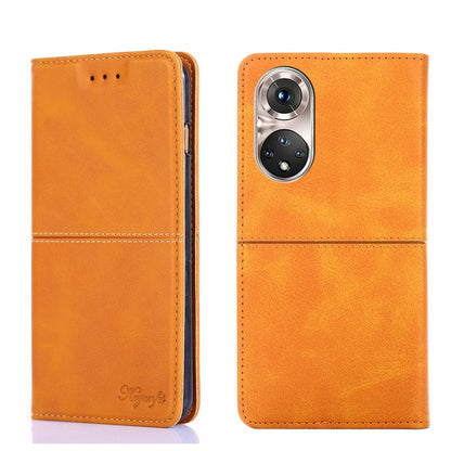 Cow Texture Magnetic Horizontal Flip Leather Phone Case, For Huawei Nova 8i, For Huawei Nova 9, For Honor 50, For Honor 50 Pro