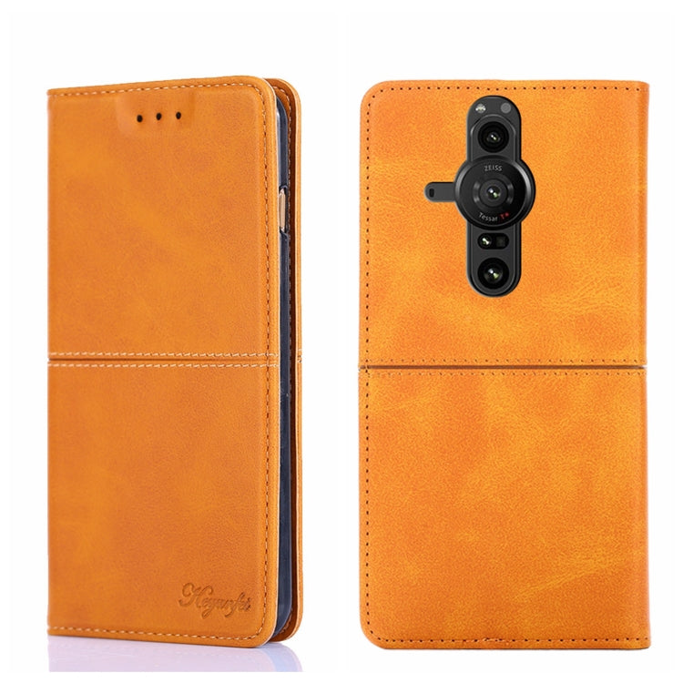 Cow Texture Magnetic Horizontal Flip Leather Phone Case, For Sony Xperia ACE II, For Sony Xperia Pro-I, For OPPO Reno6 4G