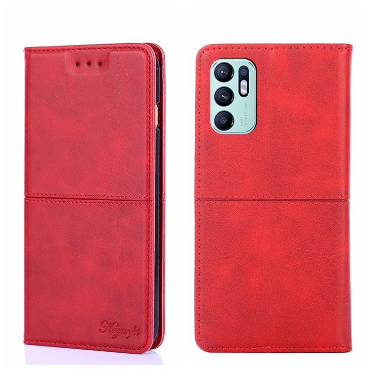 Cow Texture Magnetic Horizontal Flip Leather Phone Case, For Sony Xperia ACE II, For Sony Xperia Pro-I, For OPPO Reno6 4G