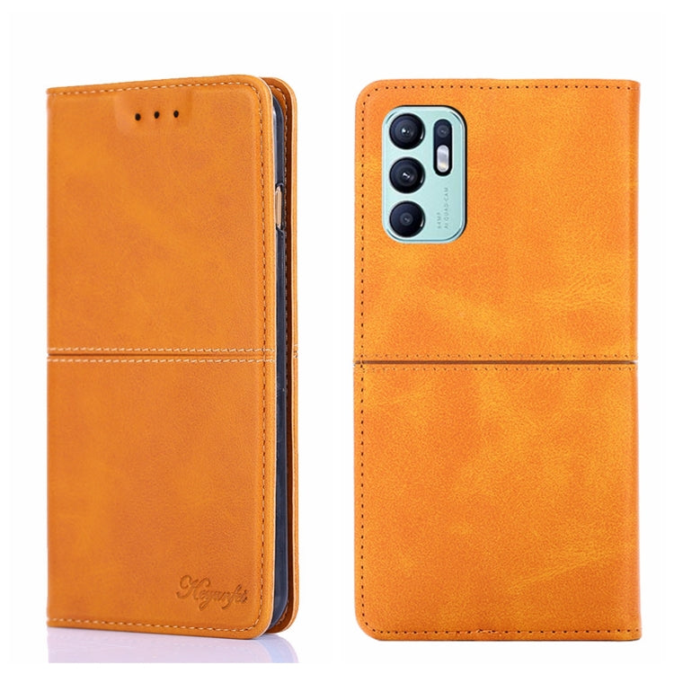 Cow Texture Magnetic Horizontal Flip Leather Phone Case, For Sony Xperia ACE II, For Sony Xperia Pro-I, For OPPO Reno6 4G