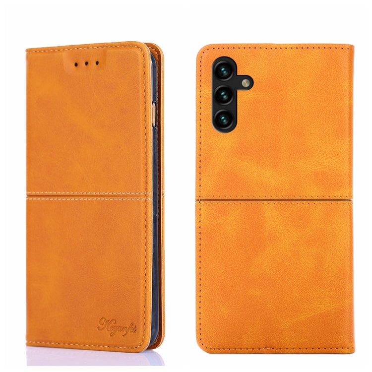 Cow Texture Magnetic Horizontal Flip Leather Phone Case, For Samsung Galaxy A13 4G, For Samsung Galaxy A13 5G, For Samsung Galaxy A03S 164.2mm, For Samsung Galaxy A03S US Edition165.85mm