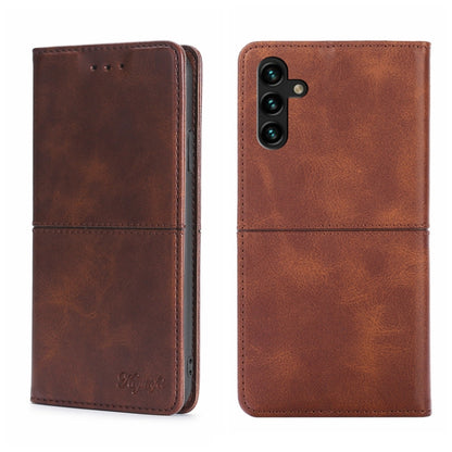 Cow Texture Magnetic Horizontal Flip Leather Phone Case, For Samsung Galaxy A13 4G, For Samsung Galaxy A13 5G, For Samsung Galaxy A03S 164.2mm, For Samsung Galaxy A03S US Edition165.85mm