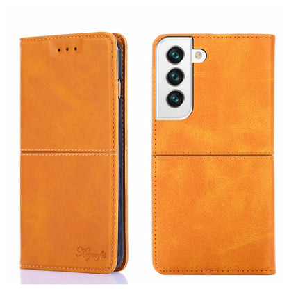 Cow Texture Magnetic Horizontal Flip Leather Phone Case, For Samsung Galaxy S21 FE, For Samsung Galaxy S22, For Samsung Galaxy S22+, For Samsung Galaxy S22 Ultra