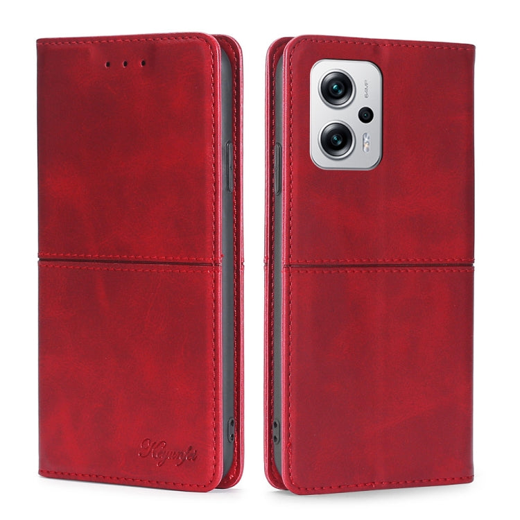 Cow Texture Magnetic Horizontal Flip Leather Phone Case, For Xiaomi Redmi 10, For Xiaomi Redmi Note 10 Pro 5G China, For Xiaomi Redmi Note 11T Pro 5G/Redmi Note 11T Pro+ 5G, For Xiaomi Redmi Note 11 5G/Poco M4 Pro 5G