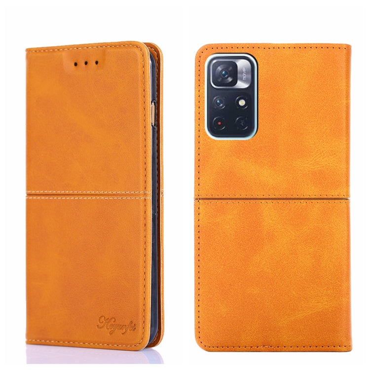 Cow Texture Magnetic Horizontal Flip Leather Phone Case, For Xiaomi Redmi 10, For Xiaomi Redmi Note 10 Pro 5G China, For Xiaomi Redmi Note 11T Pro 5G/Redmi Note 11T Pro+ 5G, For Xiaomi Redmi Note 11 5G/Poco M4 Pro 5G
