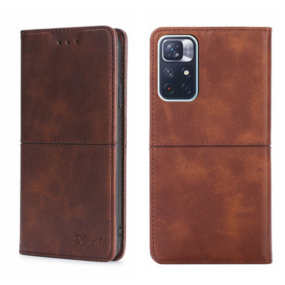 Cow Texture Magnetic Horizontal Flip Leather Phone Case, For Xiaomi Redmi 10, For Xiaomi Redmi Note 10 Pro 5G China, For Xiaomi Redmi Note 11T Pro 5G/Redmi Note 11T Pro+ 5G, For Xiaomi Redmi Note 11 5G/Poco M4 Pro 5G