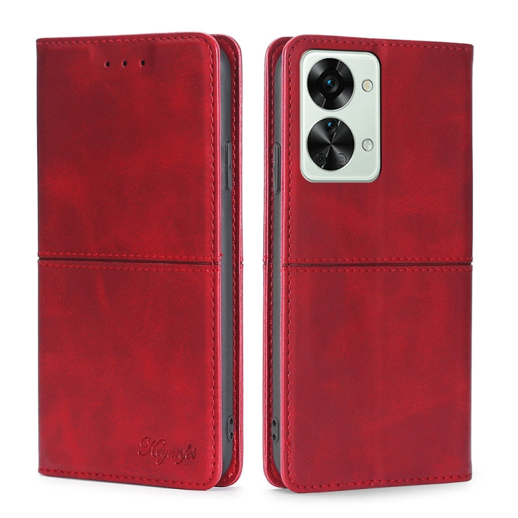 Cow Texture Magnetic Horizontal Flip Leather Phone Case, For OnePlus Nord 2T, For OnePlus Nord CE 2 Lite 5G, For OnePlus Nord CE 5G, For OnePlus Ace Racing