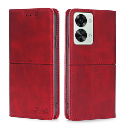 Cow Texture Magnetic Horizontal Flip Leather Phone Case, For OnePlus Nord 2T, For OnePlus Nord CE 2 Lite 5G, For OnePlus Nord CE 5G, For OnePlus Ace Racing