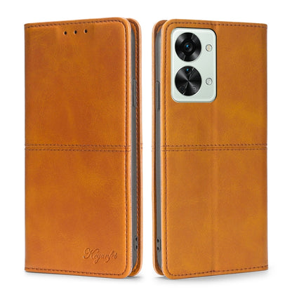 Cow Texture Magnetic Horizontal Flip Leather Phone Case, For OnePlus Nord 2T, For OnePlus Nord CE 2 Lite 5G, For OnePlus Nord CE 5G, For OnePlus Ace Racing
