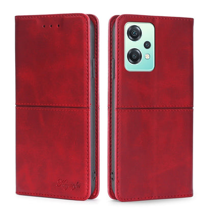 Cow Texture Magnetic Horizontal Flip Leather Phone Case, For OnePlus Nord 2T, For OnePlus Nord CE 2 Lite 5G, For OnePlus Nord CE 5G, For OnePlus Ace Racing