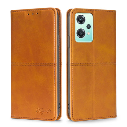Cow Texture Magnetic Horizontal Flip Leather Phone Case, For OnePlus Nord 2T, For OnePlus Nord CE 2 Lite 5G, For OnePlus Nord CE 5G, For OnePlus Ace Racing