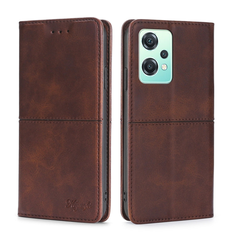 Cow Texture Magnetic Horizontal Flip Leather Phone Case, For OnePlus Nord 2T, For OnePlus Nord CE 2 Lite 5G, For OnePlus Nord CE 5G, For OnePlus Ace Racing