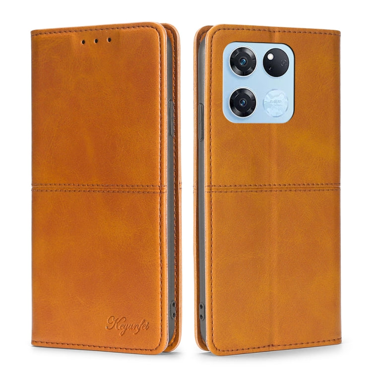 Cow Texture Magnetic Horizontal Flip Leather Phone Case, For OnePlus Nord 2T, For OnePlus Nord CE 2 Lite 5G, For OnePlus Nord CE 5G, For OnePlus Ace Racing