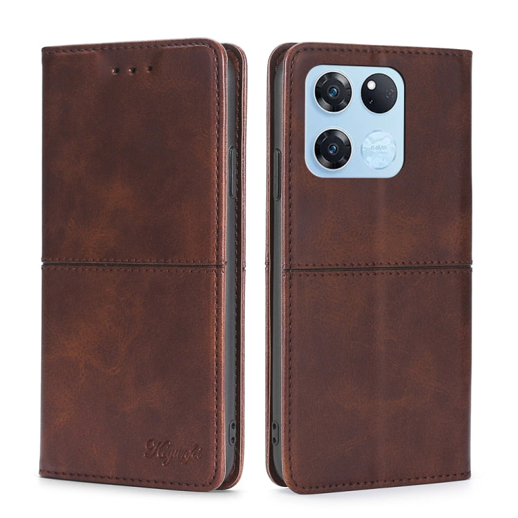 Cow Texture Magnetic Horizontal Flip Leather Phone Case, For OnePlus Nord 2T, For OnePlus Nord CE 2 Lite 5G, For OnePlus Nord CE 5G, For OnePlus Ace Racing
