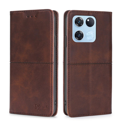 Cow Texture Magnetic Horizontal Flip Leather Phone Case, For OnePlus Nord 2T, For OnePlus Nord CE 2 Lite 5G, For OnePlus Nord CE 5G, For OnePlus Ace Racing