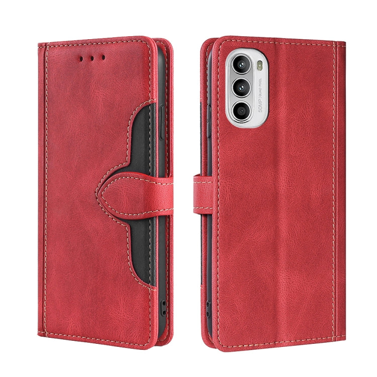 Skin Feel Magnetic Buckle Leather Phone Case, For Motorola Moto G52 4G / G82 5G, For vivo S15 Pro 5G, For Motorola Moto G52j 5G, For vivo S15e 5G /  T1 Snapdragon 778G, For vivo Y15s Global, For Nokia C21