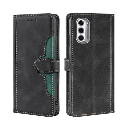 Skin Feel Magnetic Buckle Leather Phone Case, For Motorola Moto G52 4G / G82 5G, For vivo S15 Pro 5G, For Motorola Moto G52j 5G, For vivo S15e 5G /  T1 Snapdragon 778G, For vivo Y15s Global, For Nokia C21
