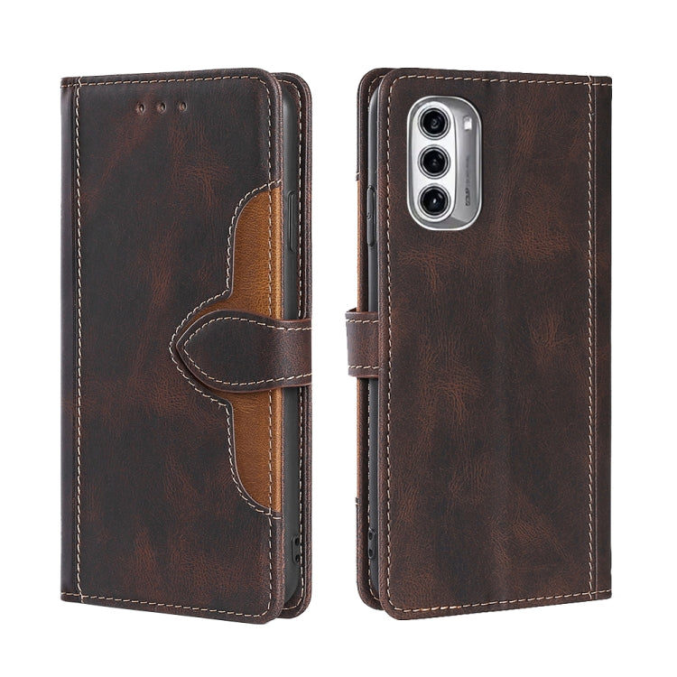 Skin Feel Magnetic Buckle Leather Phone Case, For Motorola Moto G52 4G / G82 5G, For vivo S15 Pro 5G, For Motorola Moto G52j 5G, For vivo S15e 5G /  T1 Snapdragon 778G, For vivo Y15s Global, For Nokia C21
