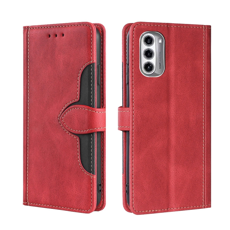 Skin Feel Magnetic Buckle Leather Phone Case, For Motorola Moto G52 4G / G82 5G, For vivo S15 Pro 5G, For Motorola Moto G52j 5G, For vivo S15e 5G /  T1 Snapdragon 778G, For vivo Y15s Global, For Nokia C21