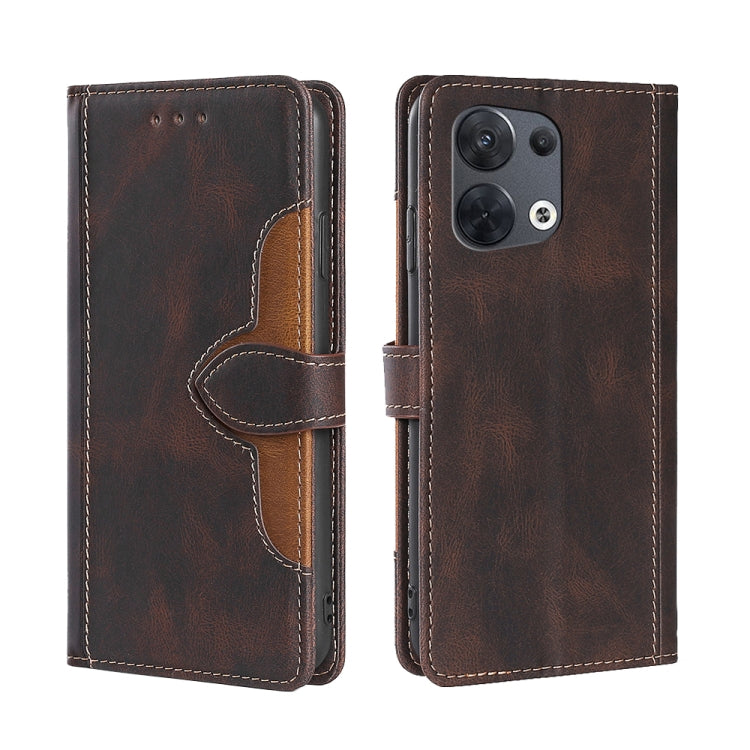 Skin Feel Magnetic Buckle Leather Phone Case, For OPPO K10 Pro 5G, For Honor X7 4G, For OPPO Reno8 5G, For Samsung Galaxy A22 5G Japan, For OPPO Reno8 Pro 5G, For Xiaomi Redmi Note 11T Pro / Pro Plus 5G