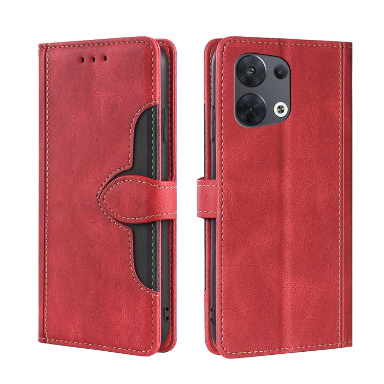 Skin Feel Magnetic Buckle Leather Phone Case, For OPPO K10 Pro 5G, For Honor X7 4G, For OPPO Reno8 5G, For Samsung Galaxy A22 5G Japan, For OPPO Reno8 Pro 5G, For Xiaomi Redmi Note 11T Pro / Pro Plus 5G