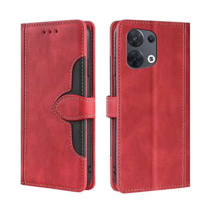 Skin Feel Magnetic Buckle Leather Phone Case, For OPPO K10 Pro 5G, For Honor X7 4G, For OPPO Reno8 5G, For Samsung Galaxy A22 5G Japan, For OPPO Reno8 Pro 5G, For Xiaomi Redmi Note 11T Pro / Pro Plus 5G